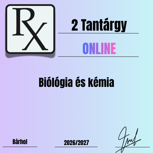 Online 2 tantárgy 2 éves